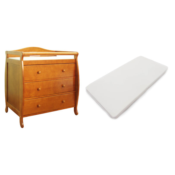 Harriet Bee Graneau Changing Table Dresser with Pad Wayfair
